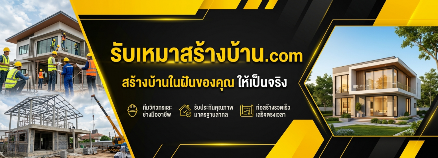 รับเหมาสร้างบ้าน.com ปก 1